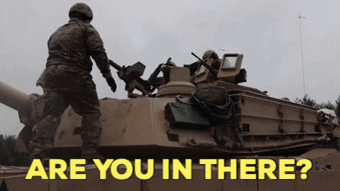Are You There Hello GIF by U.S. Army
