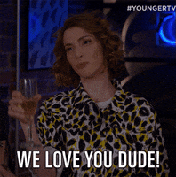 i love you congratulations GIF by YoungerTV