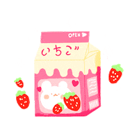 Strawberry Milk Sticker