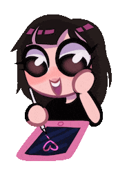 Artist Drawing Sticker by Erika Rivera