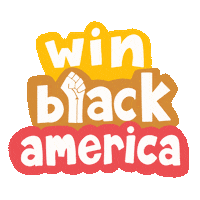 Black Lives Matter America Sticker by INTO ACTION