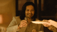 Ali Fazal Dinner GIF by T-Series