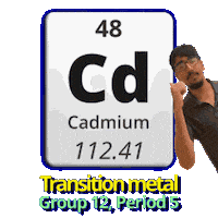 Cd Transition Metals Sticker