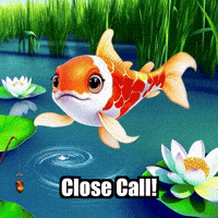 Koi Fish Fishing GIF by TheConfishius
