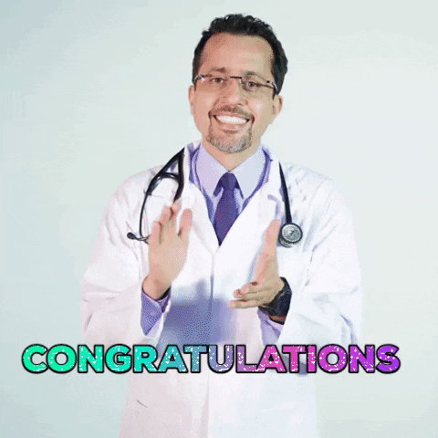NCCPA_Comms giphygifmaker congrats congratulations medical GIF