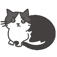 貓 趴著 Sticker