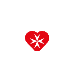 MalteserRegensburg heart together herz helfen Sticker