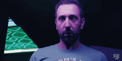shocked desmin borges GIF by You're The Worst 