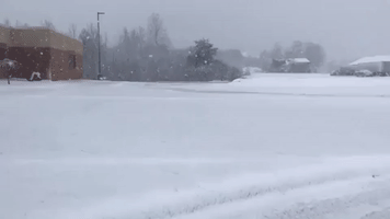 May Snow Blankets Michigan Town