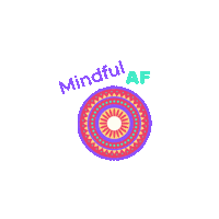 mymindfulyear zen mandala mindfulness mindful Sticker