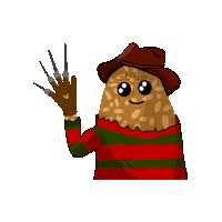 Freddy Krueger Halloween Sticker