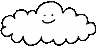 Happy Cloud Sticker by Ruppert Tellac