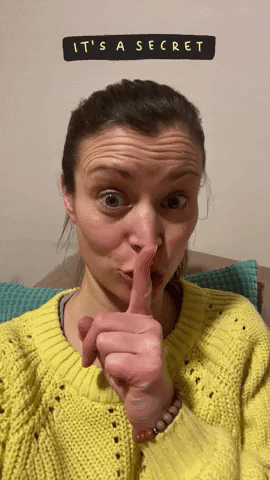 Happycatkids secret shh its a secret GIF