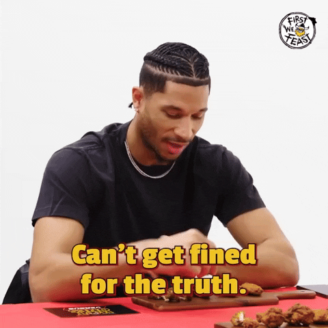 Josh Hart Truth GIF by First We Feast