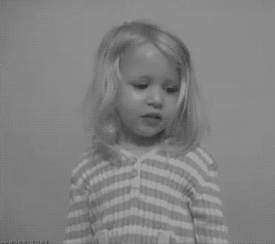 black and white horror GIF