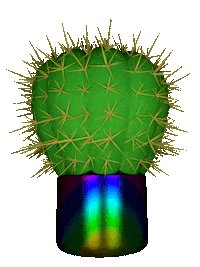 3D Cactus GIF by badblueprints