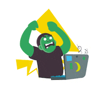 Angry Glr Sticker by Grafisch Lyceum Rotterdam