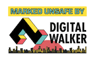 digitsph dw digitalwalker digitalwalkerph markedunsafe Sticker