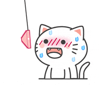 Nervous Cat GIF by KIKI
