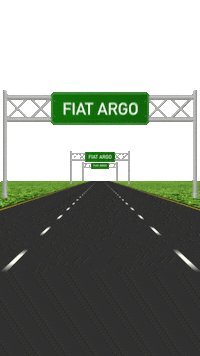 Estrada Fiat Argo Sticker by Fiat Brasil