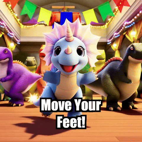 Move Your Feet Dance GIF by Divineasaur
