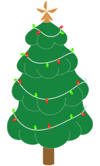 santaswonderland christmas merry christmas christmas tree santaswonderland Sticker