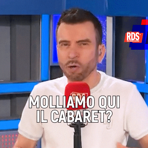 Cabaret Roberta GIF by RDS 100% Grandi Successi