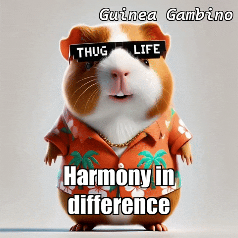 Diversity Harmony GIF by Guinea Gambino