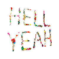 Hell Yeah Yes Sticker by imoji