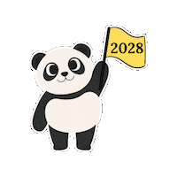 Panda Sticker by Padua Academy