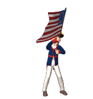 american flag politics STICKER