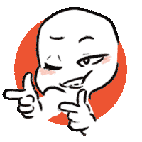 Wink Winner Sticker