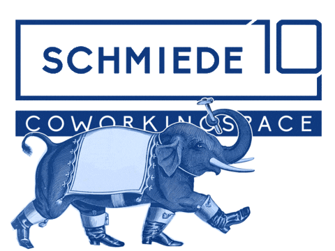 Elephant Hammer Sticker by SCHMIEDE10