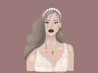 yolandaabarrio_ hair xmas candy bride GIF