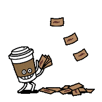 Good Morning Coffee Sticker by HeyTVM
