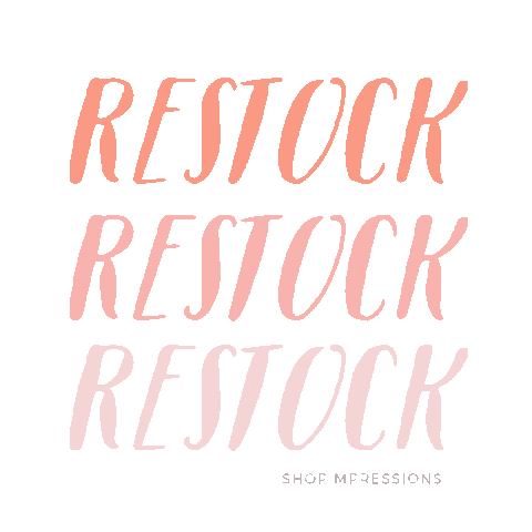 shopimpressions fashion restock impressions restocked Sticker
