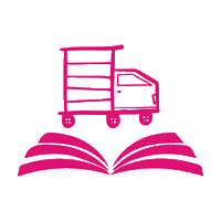 lettoriallapari libri camioncino lettori alla pari lettoriallapari Sticker