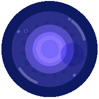 Collectif-Cosme space planet freelance planete Sticker