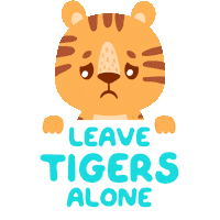 Tiger Cubs Tigers Sticker by PETA