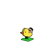 Duckgu egg 계란 riceman 라이스맨 Sticker