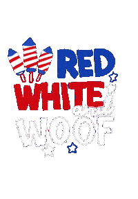 Memorial Day Usa Sticker by Parisian Pet