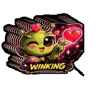 Winking Gxp Sticker by Didem Zeybek