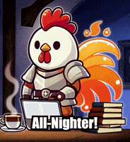 All-Nighter Student GIF by Zorooster