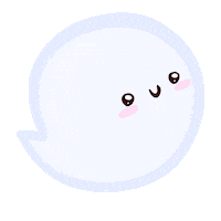 Halloween Ghost Sticker by Egirl Peach