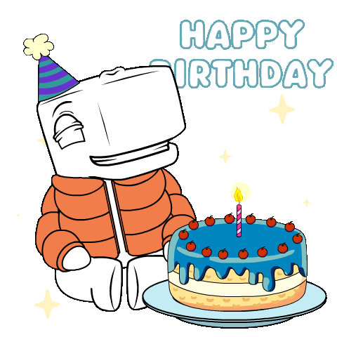 Happy Birthday Fun Sticker by Ordinary Friends