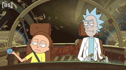 Screaming Rick And Morty GIF by Adult Swim