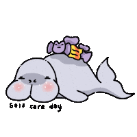 Sleepy Mental Health Sticker by Ocean Purpose Project