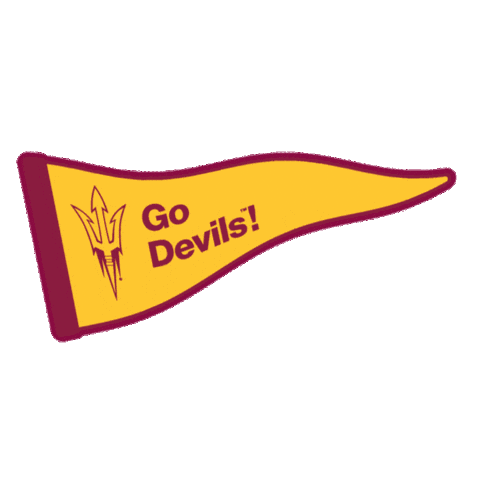 Game Day Sticker by Arizona State University