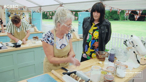 High Five Well Done GIF by The Great British Bake Off