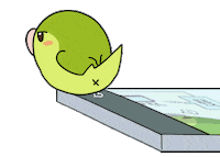 Heart Bird Sticker by A Budgie's Life